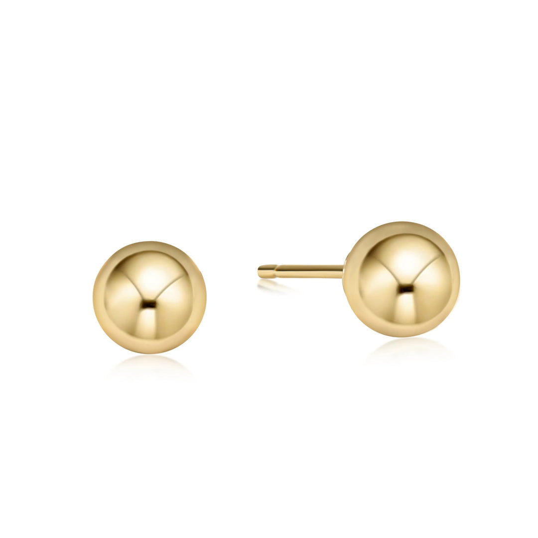 Classic 8mm Ball Stud-Gold