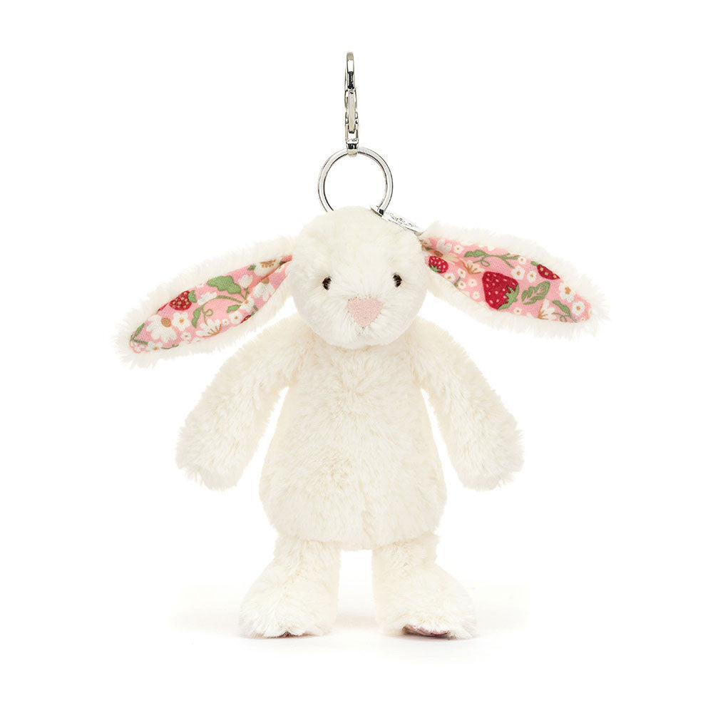 Blossom Cream Bunny 'Berry' Charm
