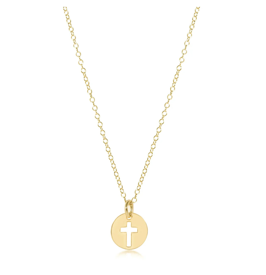 Blessed Small Gold Charm