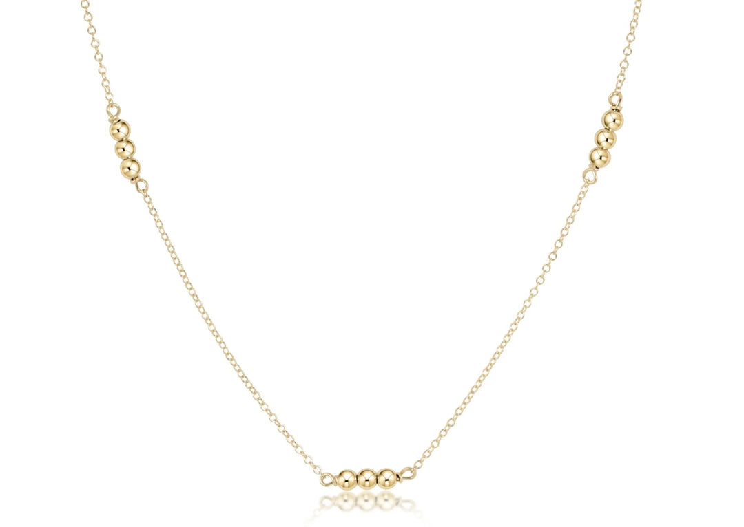 15" Choker Joy Simplicity Chain Gold-3mm Gold