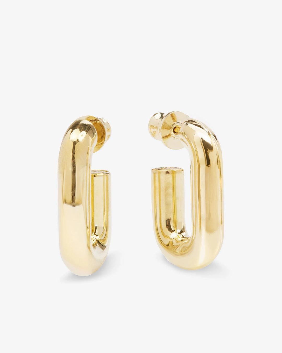 Lil Frankie Chain Huggies Gold