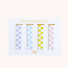 Magnetic Bookmarks Checkerboard