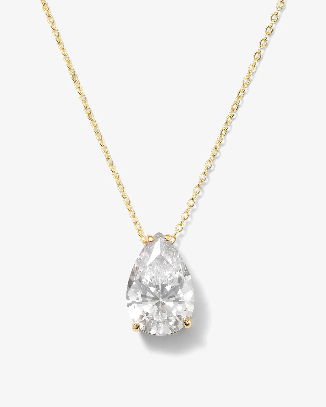 "Are you Jealous" Necklace Gold|White Diamondettes