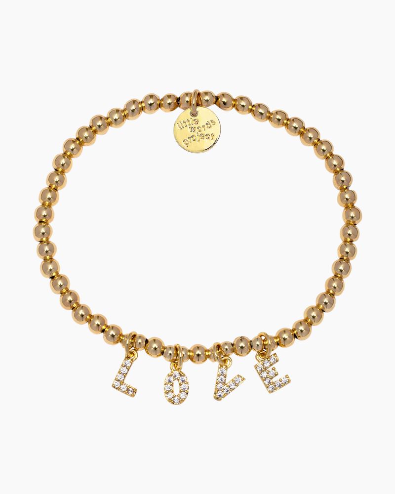 Dripping LOVE Gold Bracelet