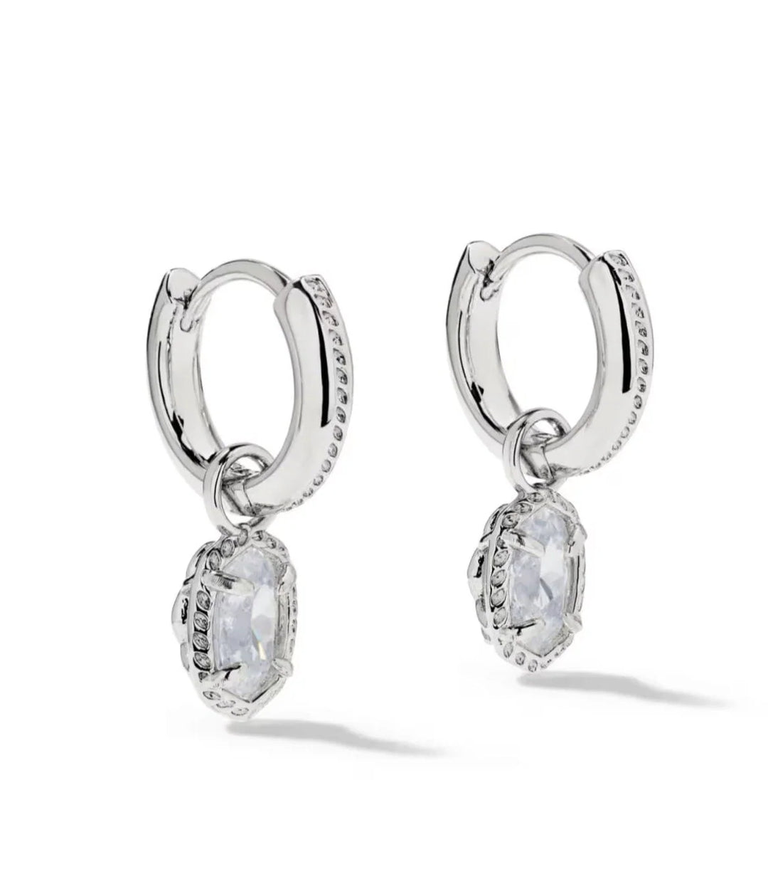 Mini Ellie Luxe Silver Huggie Earrings