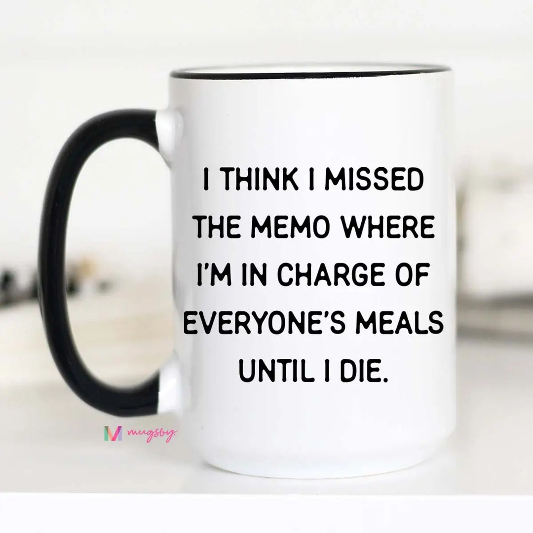 I Missed the Memo Mom Funny Coffee Mug, Funny Mom Mug