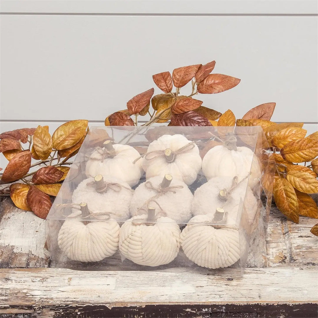 Creamy Soft Fabric Pumpkins