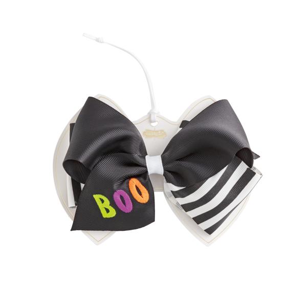 BOO HALLOWEN HAIR BOW