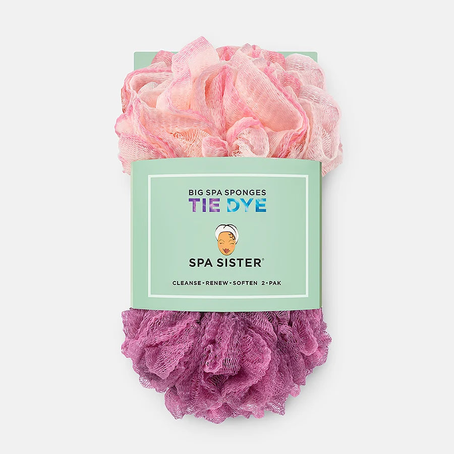 Tie Dye Big Spa Sponges