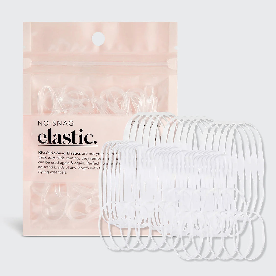Black No-Snag Elastics 100pc Set
