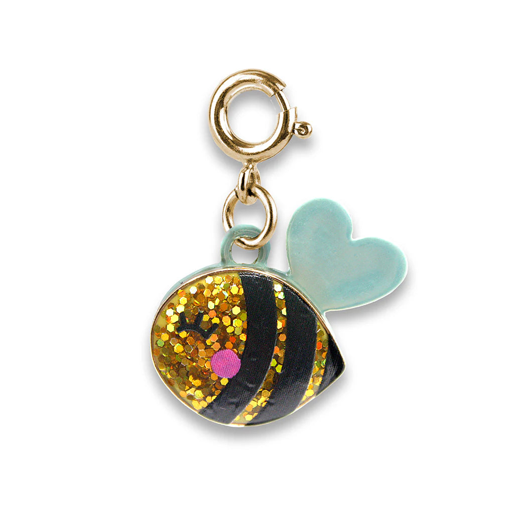 Glitter Bee Charm