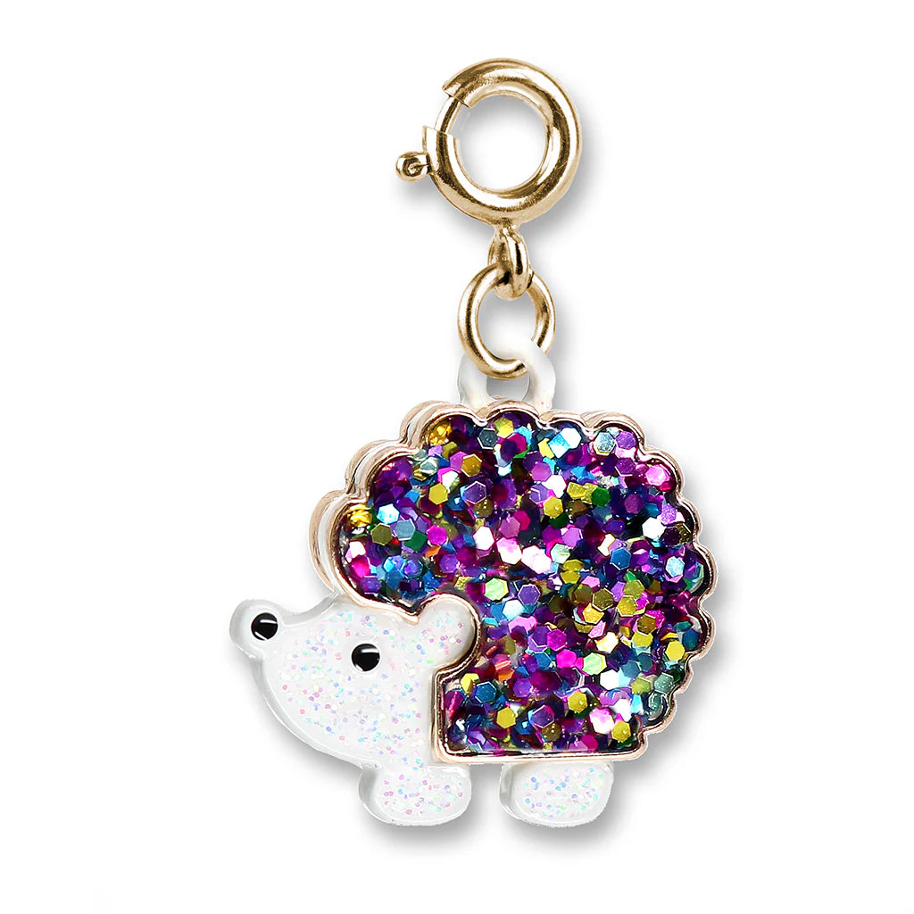 Glitter Hedgehog Charm