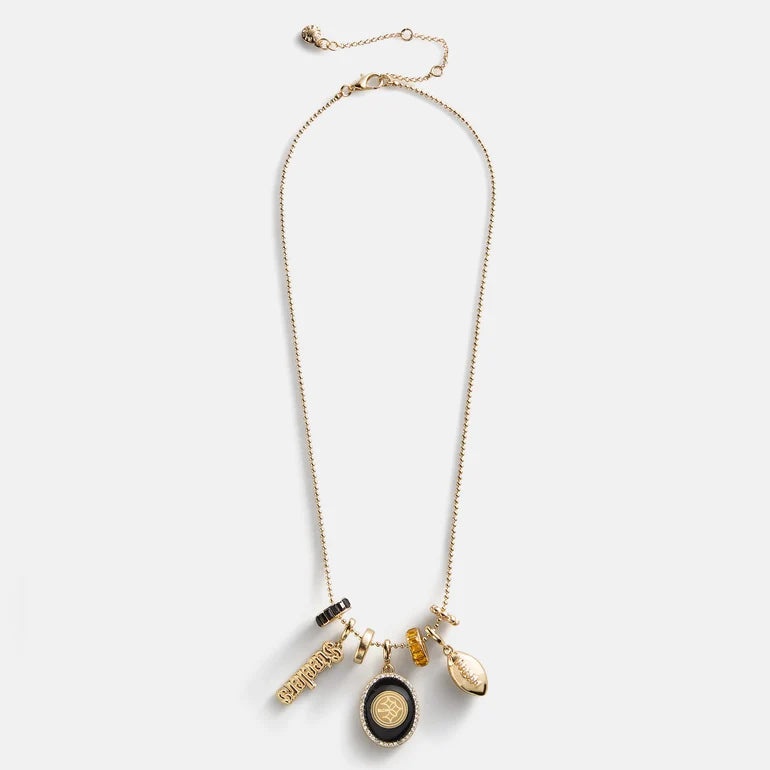 Steelers NFL Cluster Charm Necklace