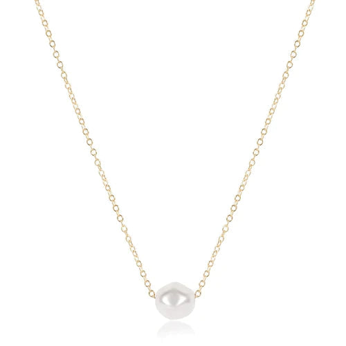 Admire Pearl Necklace-Gold