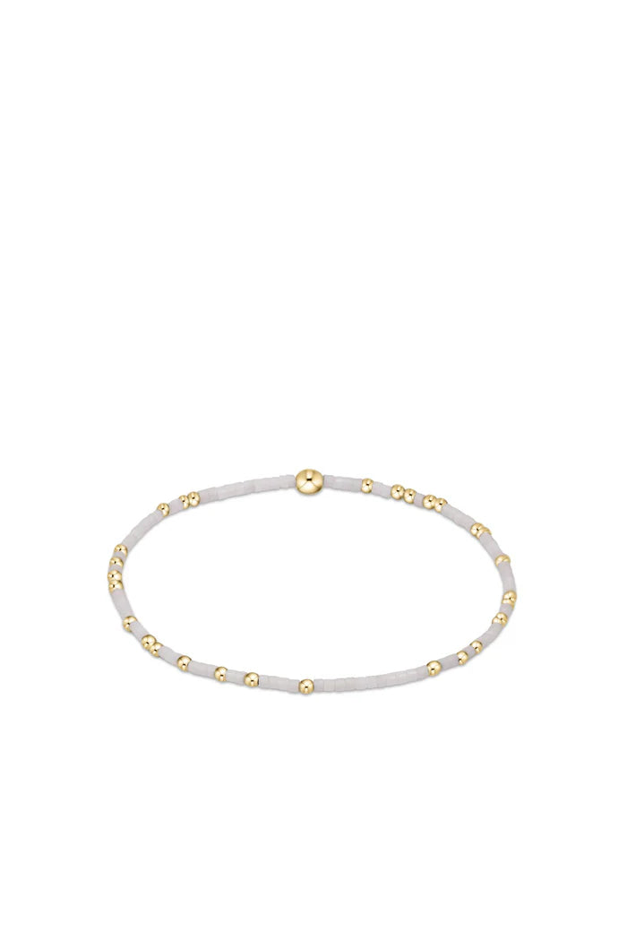 Hope Unwritten Bracelet White