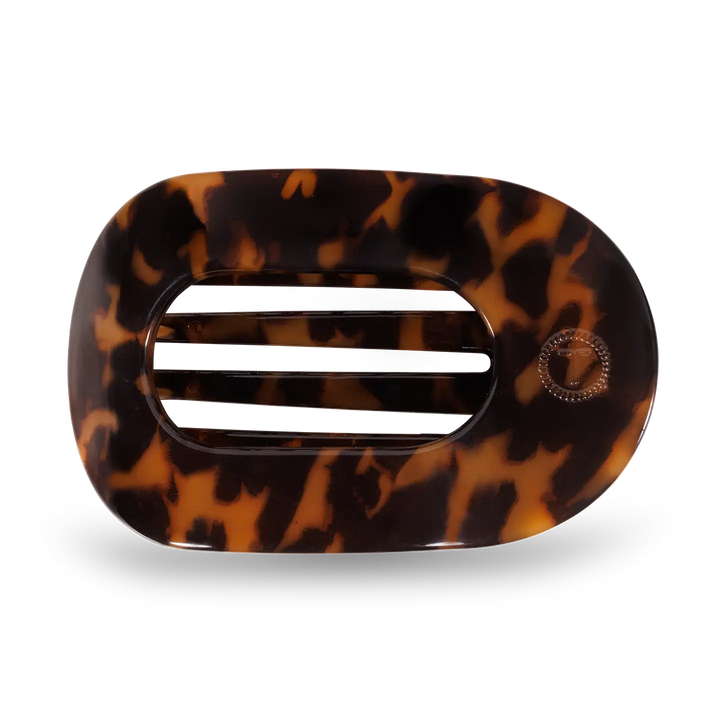 Round Flat Hair Clip | Medium | Tortoise