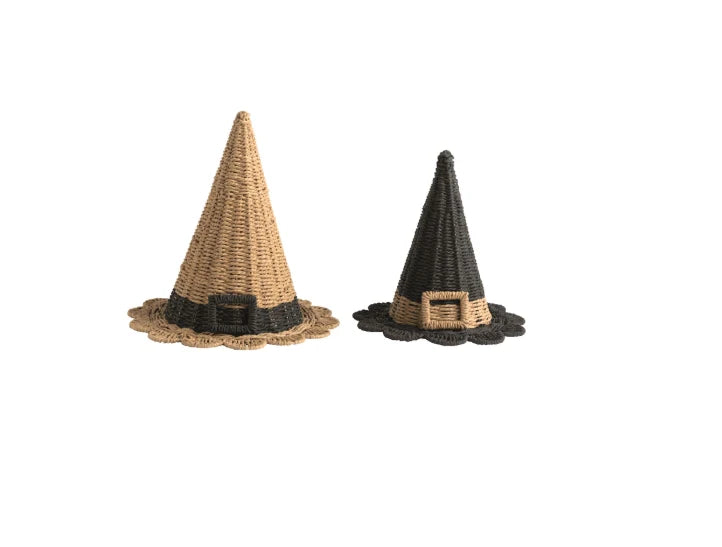 Woven Witch Hat - 2 Styles/2 Sizes