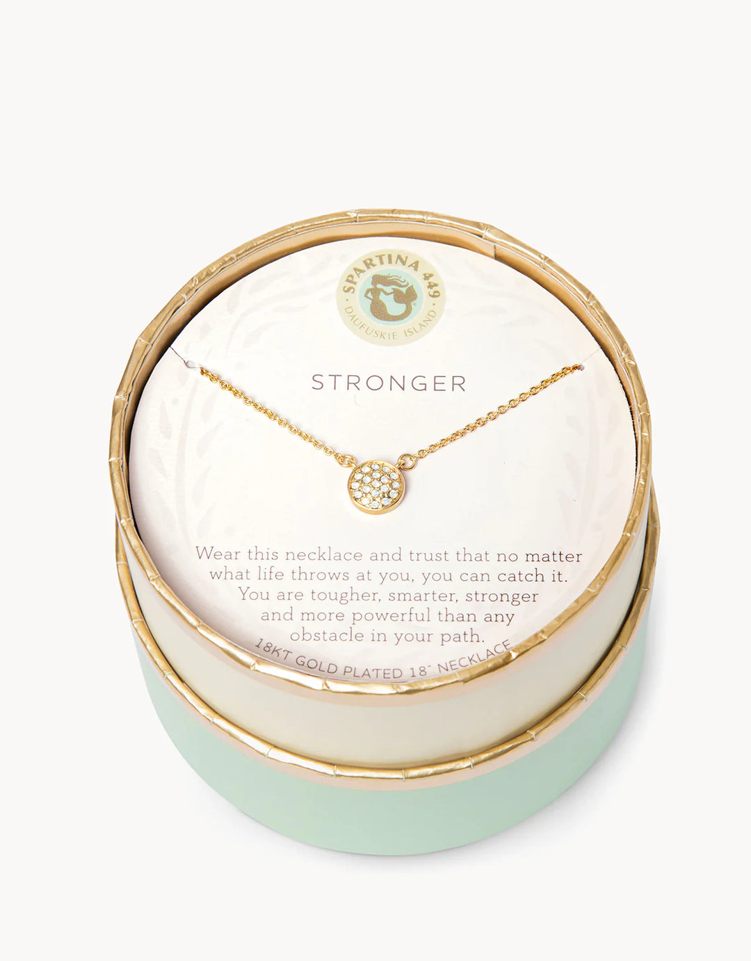 Sea La Vie Necklace Stronger/Pave Disk