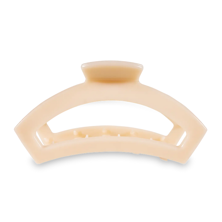 Open Hair Clip | Large | Almond Beige