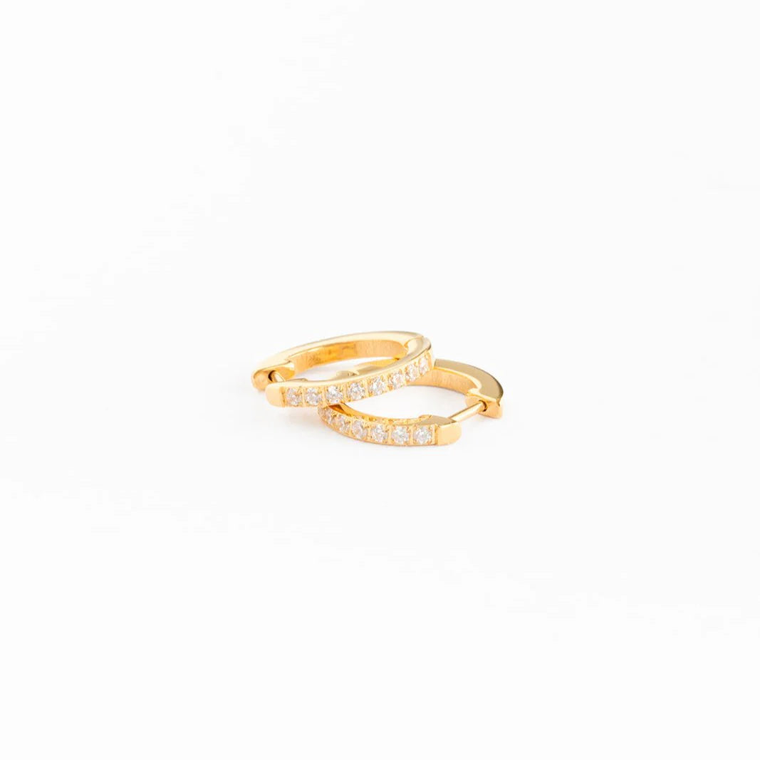 Gem Hoop Earring