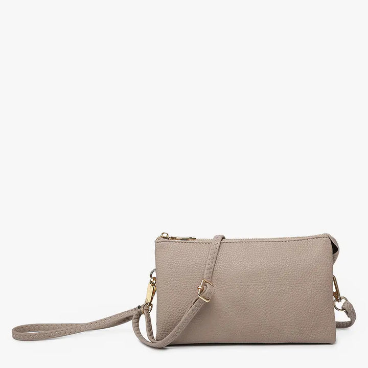 Riley 3 Compartment Crossbody/Wristlet