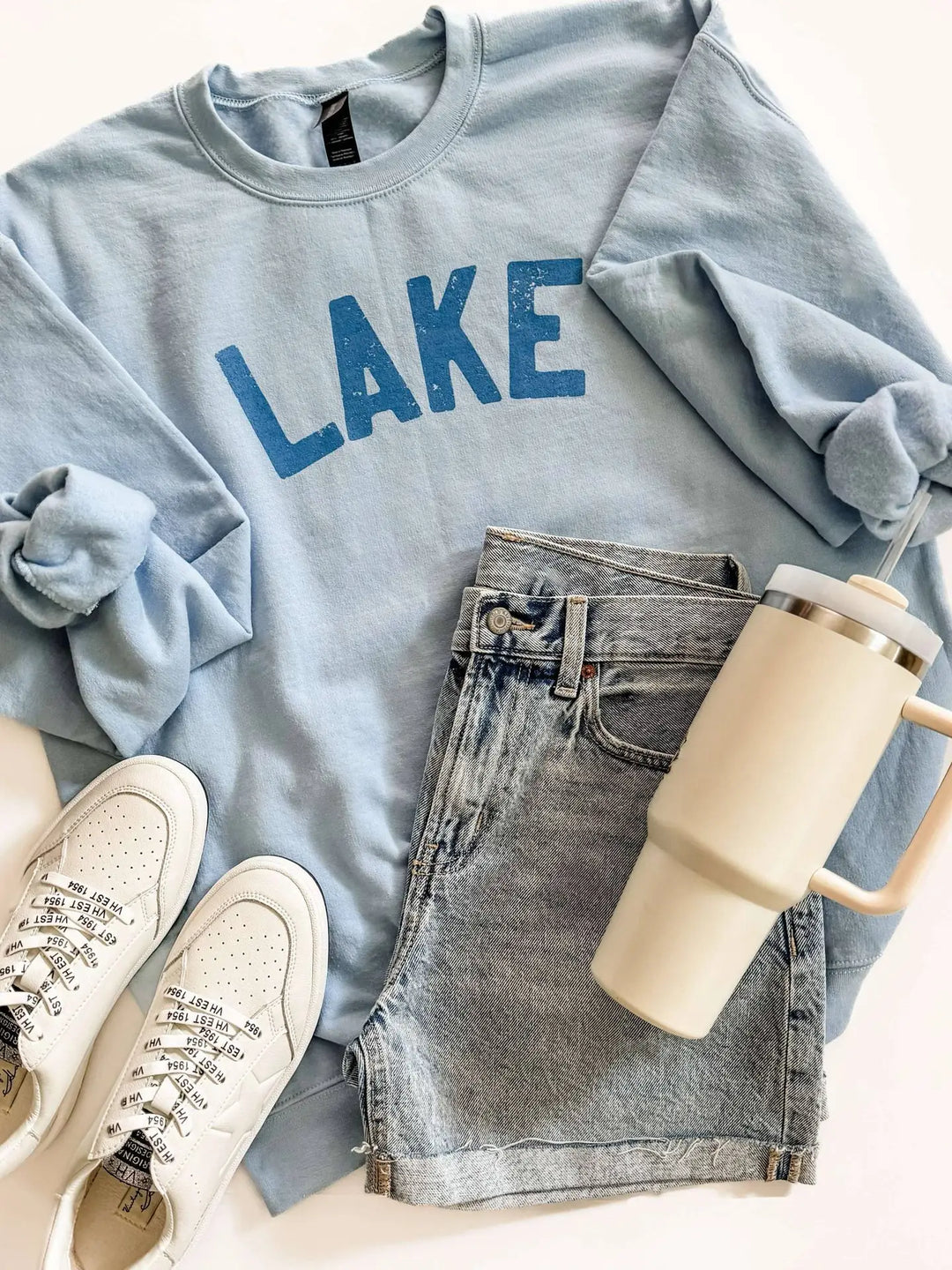Lake Crewneck Sweatshirt, Summer Shirt, Lake Bum