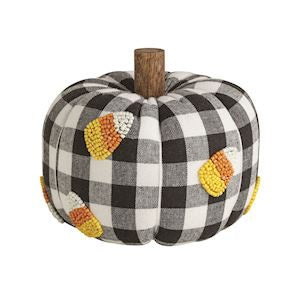 CANDY CORN BEADED PUMPKIN