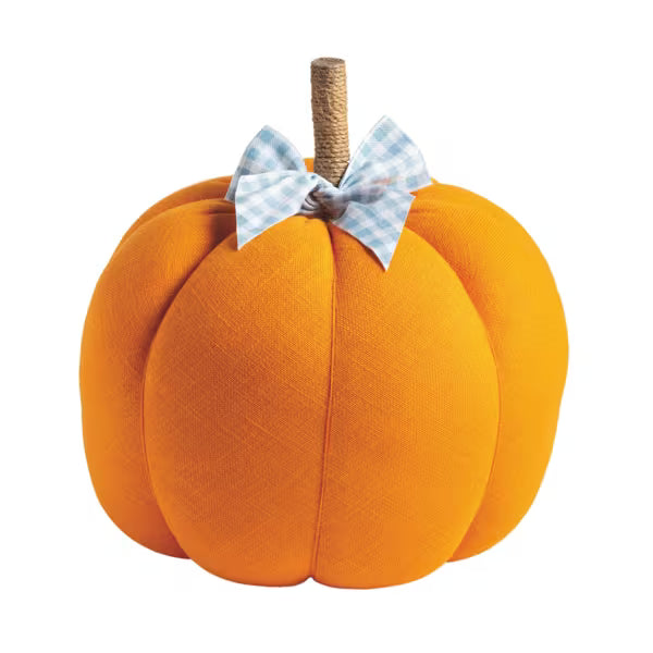 SMALL BLUE PATTERNED PUMPKIN