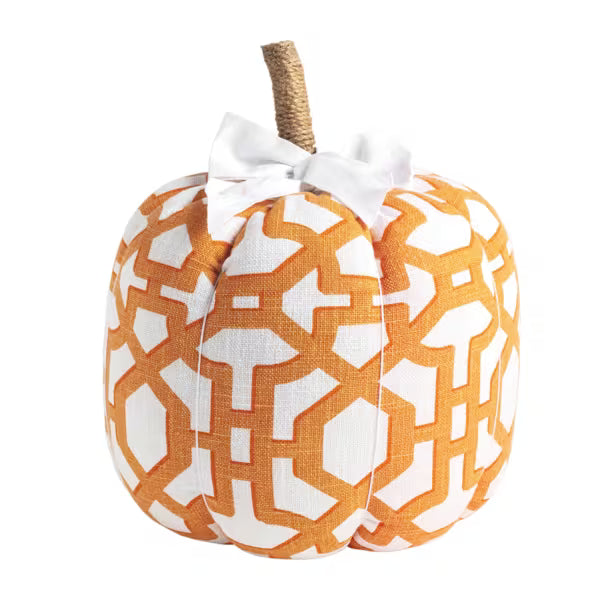 SMALL BLUE PATTERNED PUMPKIN