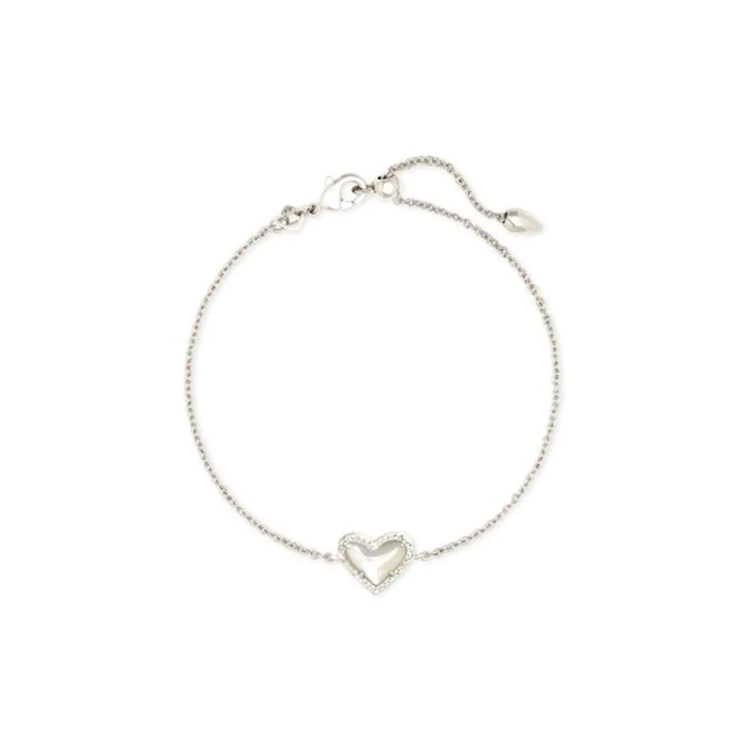 KENDRA SCOTT ARI HEART DELICATE CHAIN BRACELET