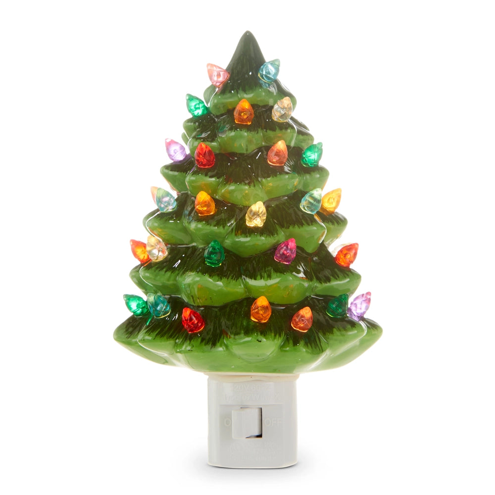 6" Boxed Vintage Tree Night Light