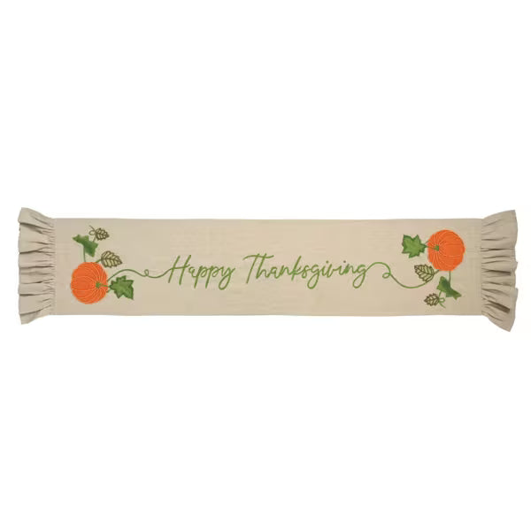 HAPPY THANKSGIVING BEADED RUNNER