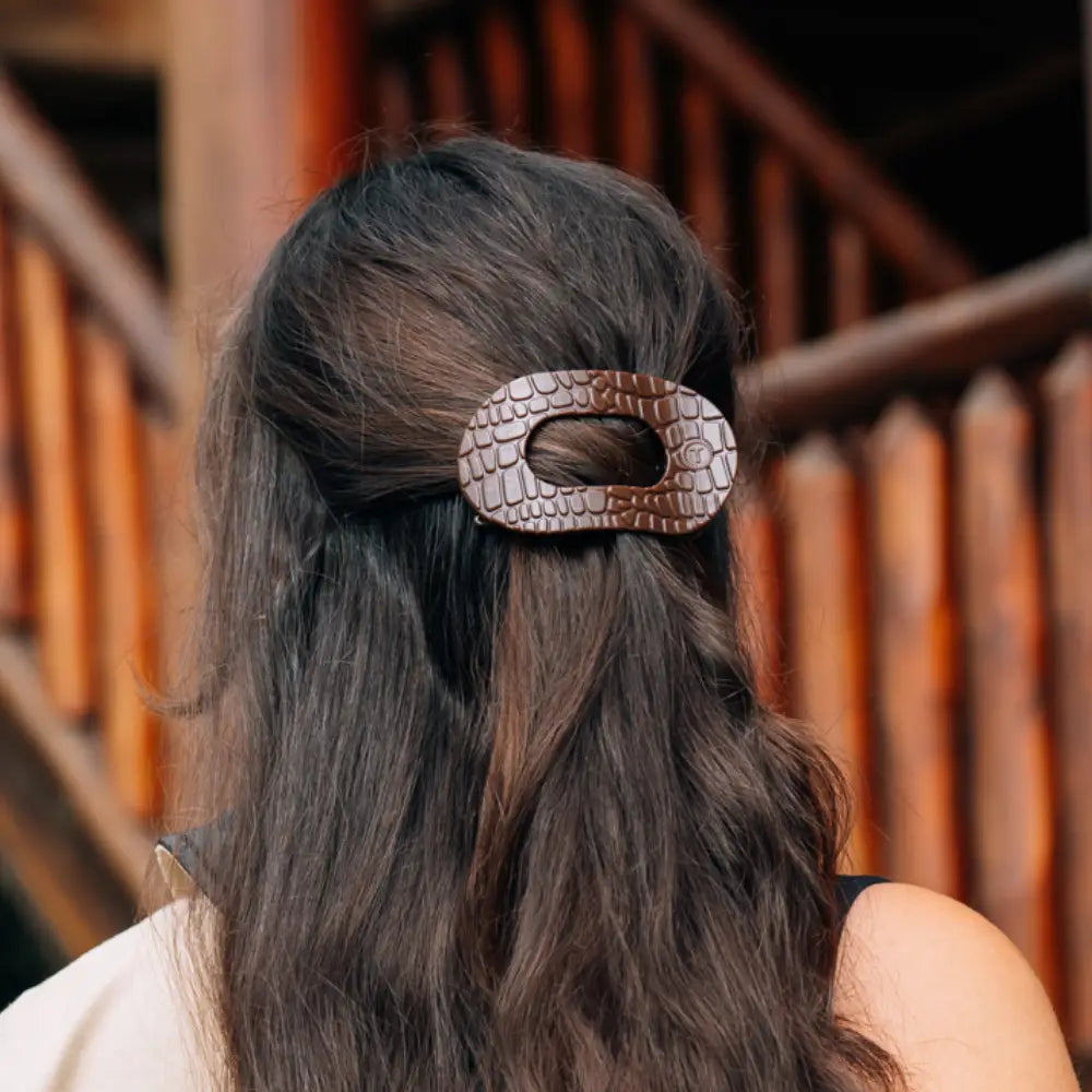 Classic Hair Clip | Large | Coconut White