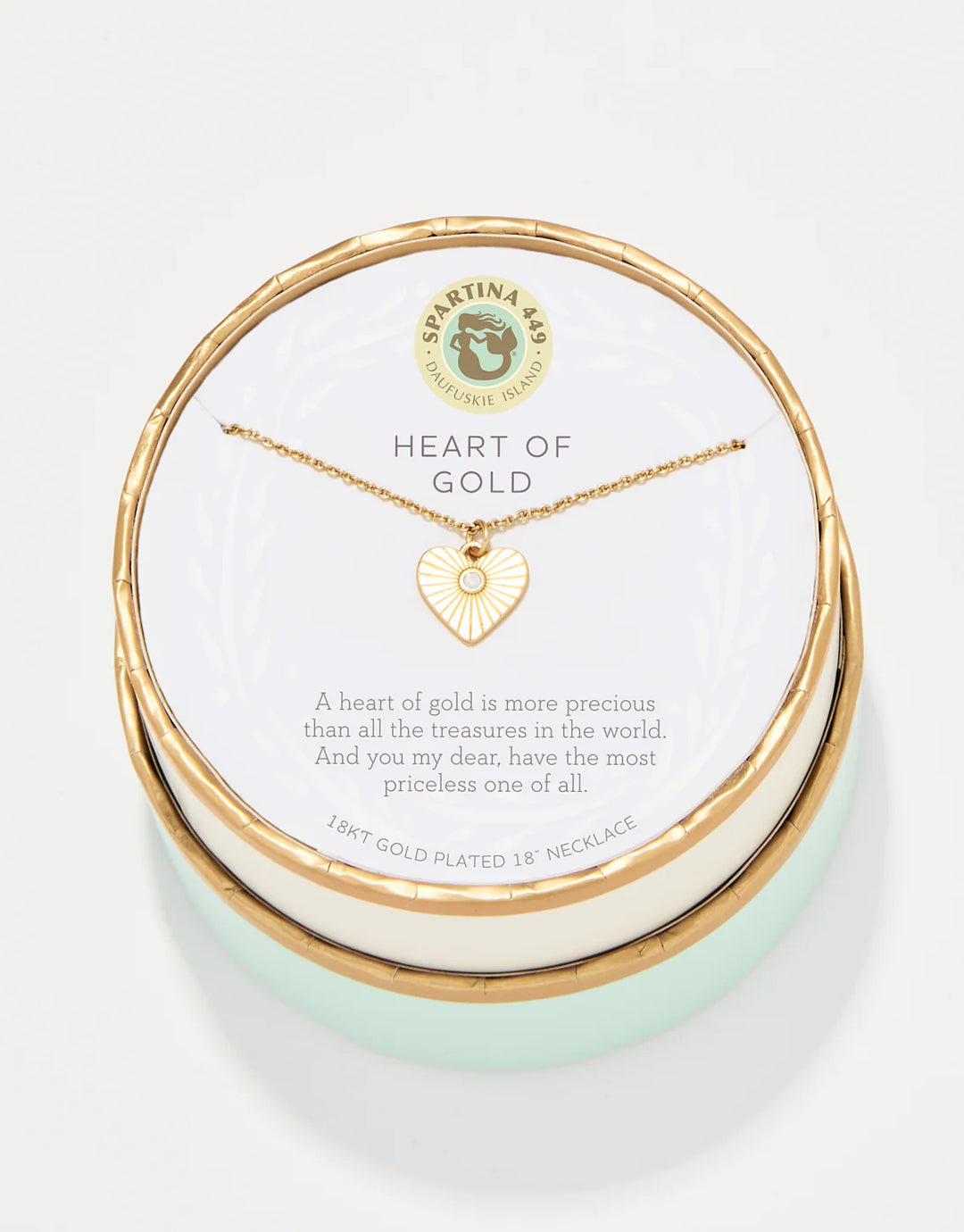 Sea La Vie Necklace Heart of Gold