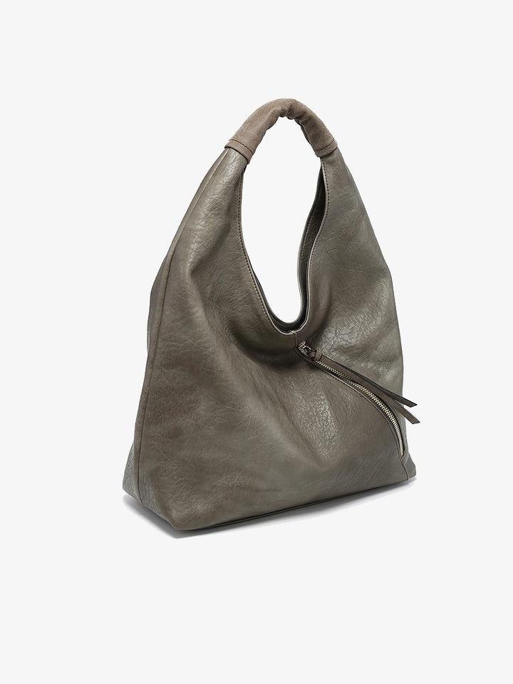 Kat Distressed Hobo Bag