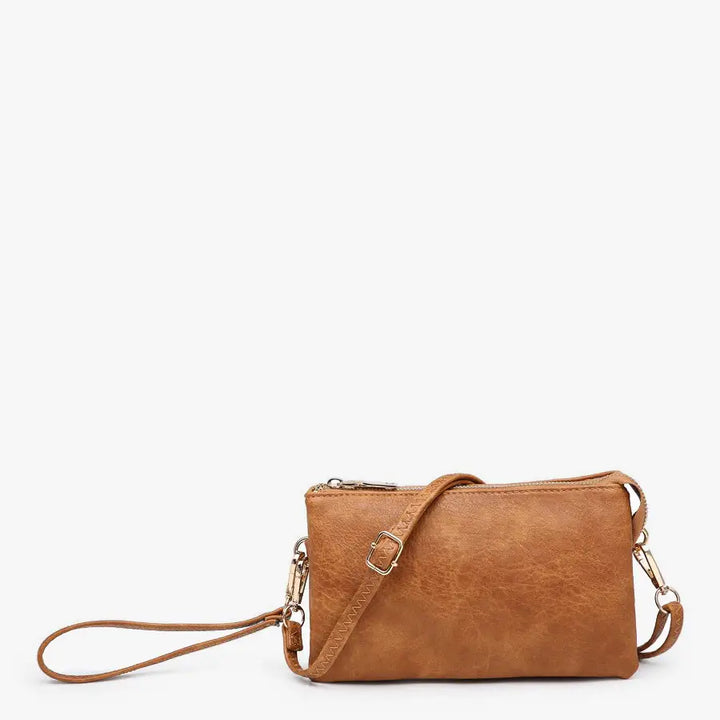 Riley 3 Compartment Crossbody/Wristlet