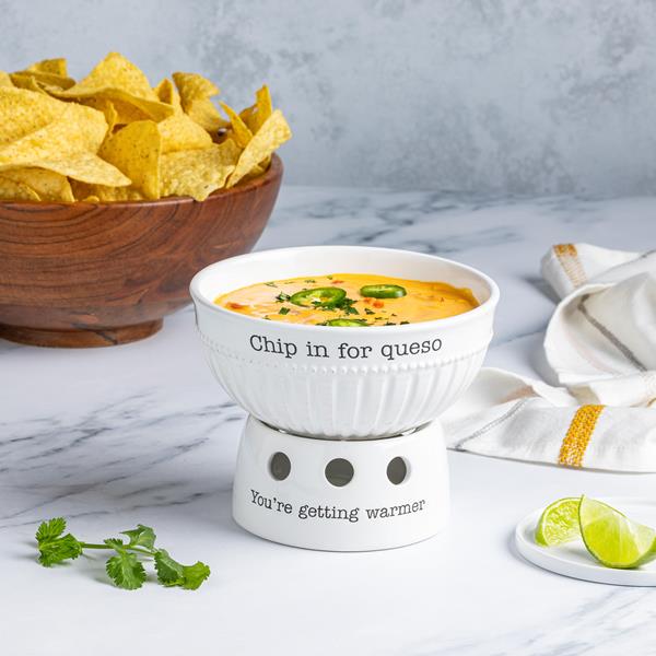 Queso Warming Dip Set, 3 Piece Set
