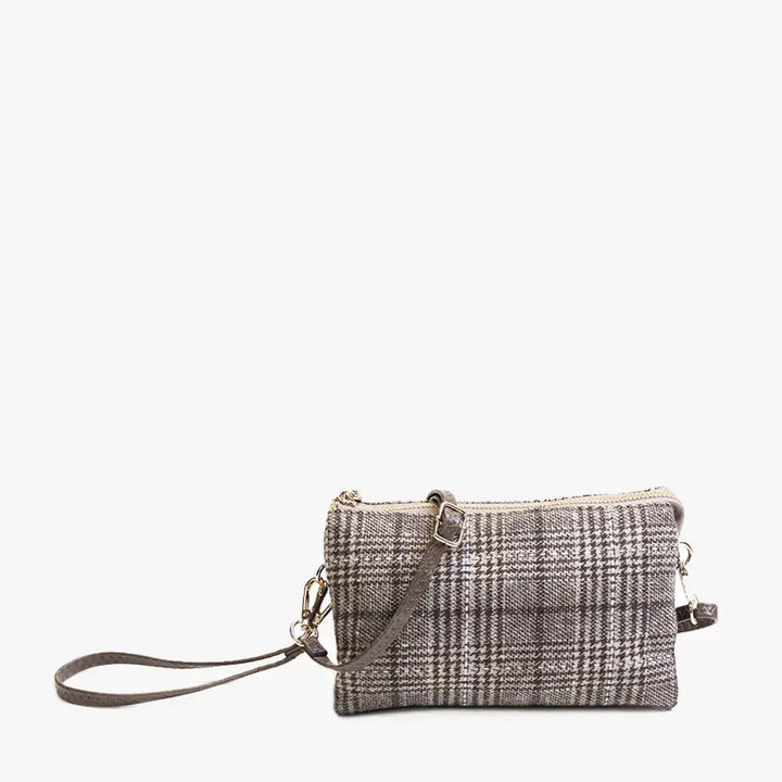 Riley 3 Compartment Crossbody/Wristlet