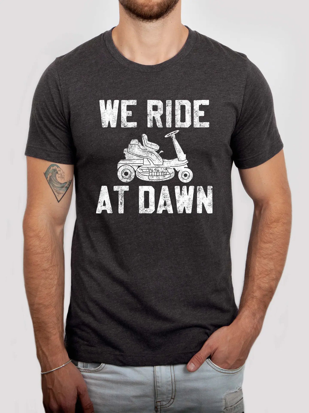 We Ride At Dawn Men's Shirt, Father's Day Tee, Funny Tee