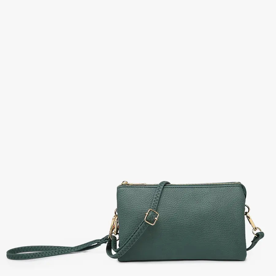 Riley 3 Compartment Crossbody/Wristlet
