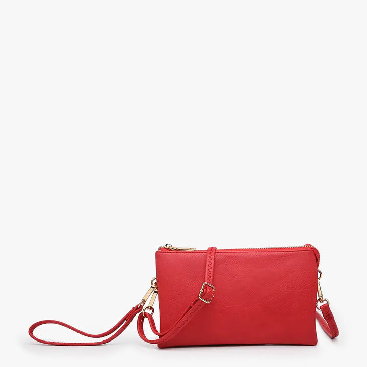 Riley 3 Compartment Crossbody/Wristlet