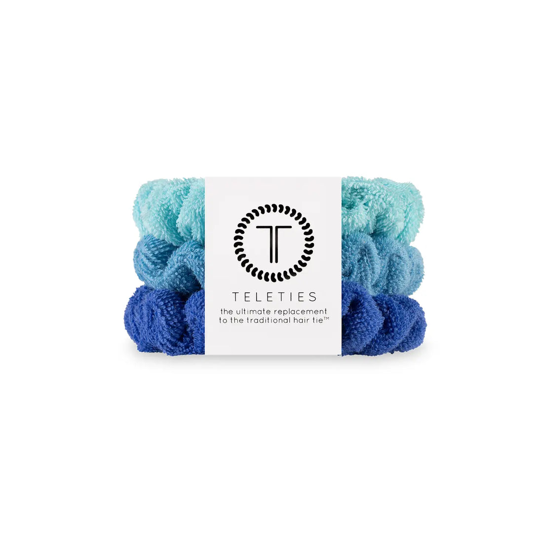 Terry Cloth Hair Scrunchie Bora Bora