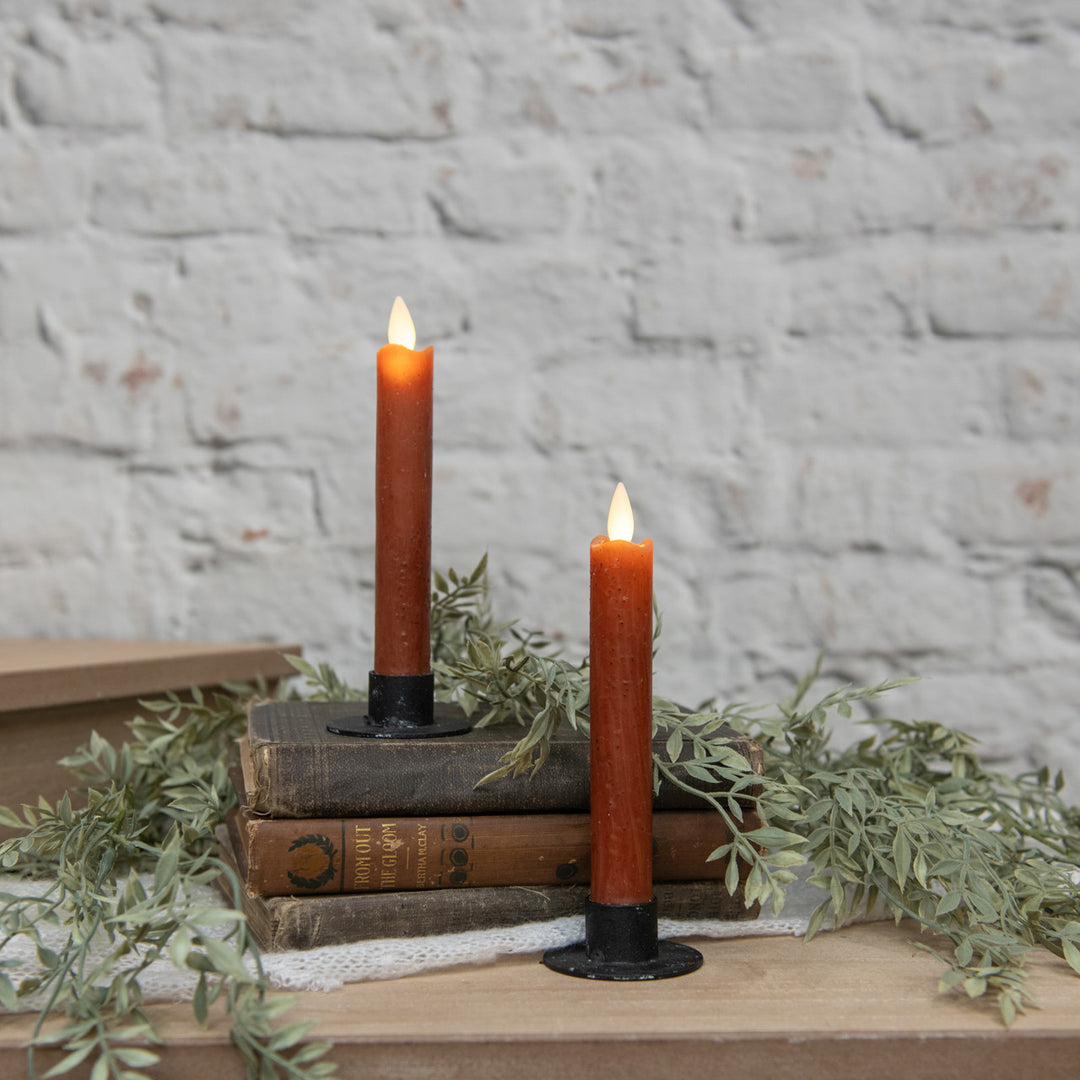 6.75 Moving Flame Taper Candle