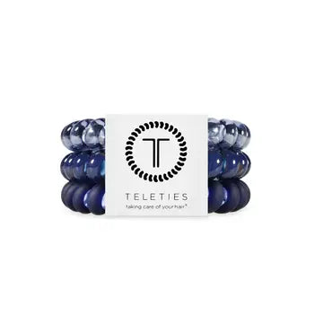 Spiral Hair Coils | Large | Nightfall Navy Hair Ties