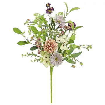 Romance Mum & Daisy Spray, 22", Mauve/Lavender