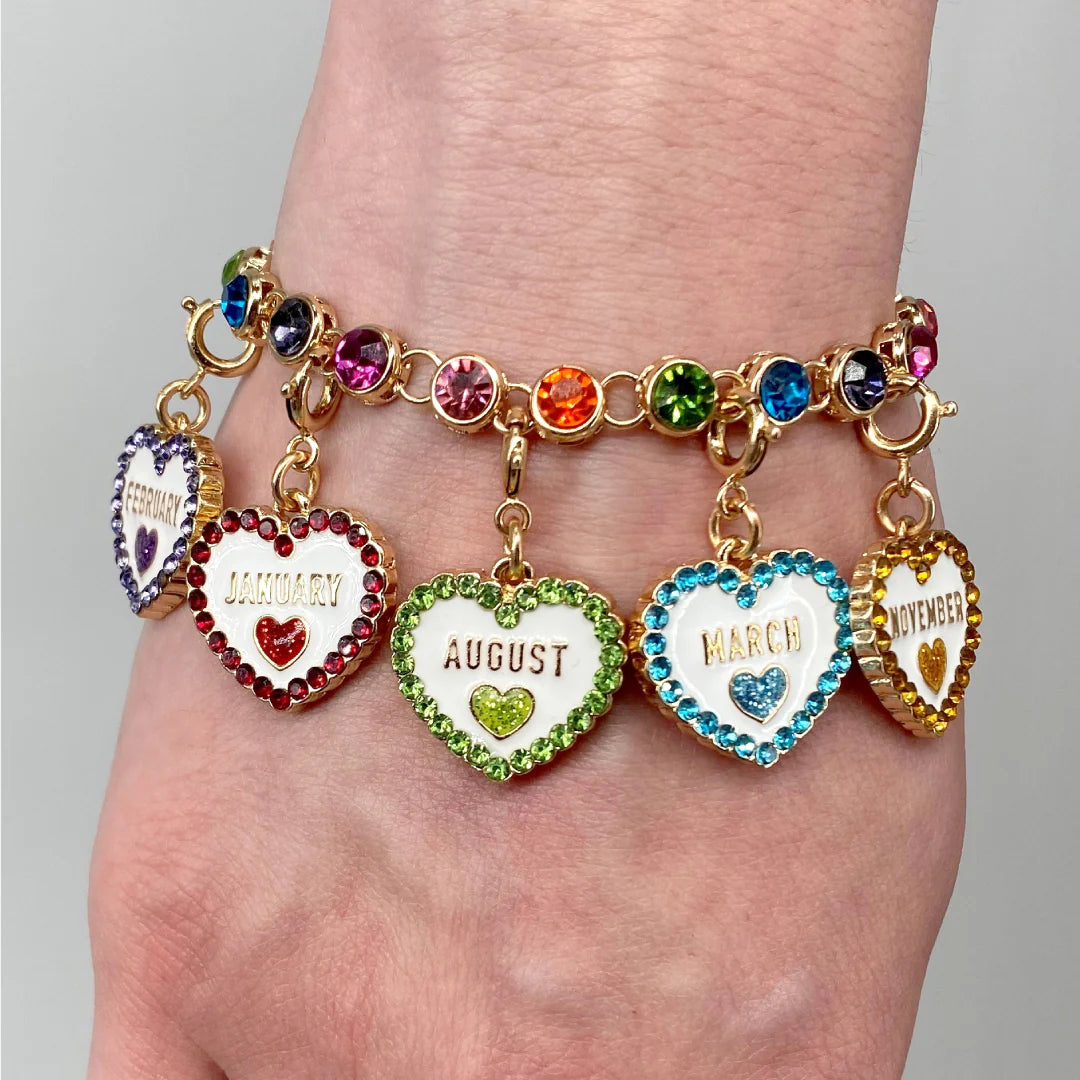 Glitter Month Charms