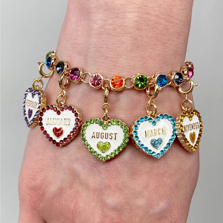 Glitter Month Charms