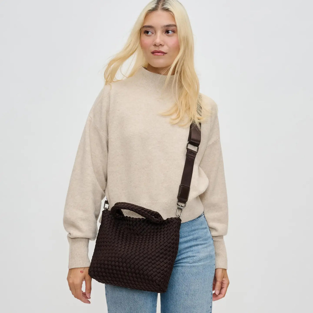Sky's the Limit Small Woven Neoprene Crossbody