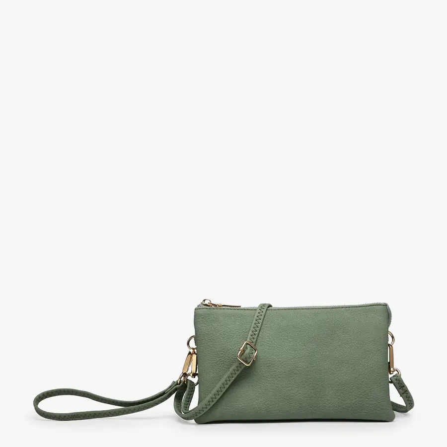 Riley 3 Compartment Crossbody/Wristlet