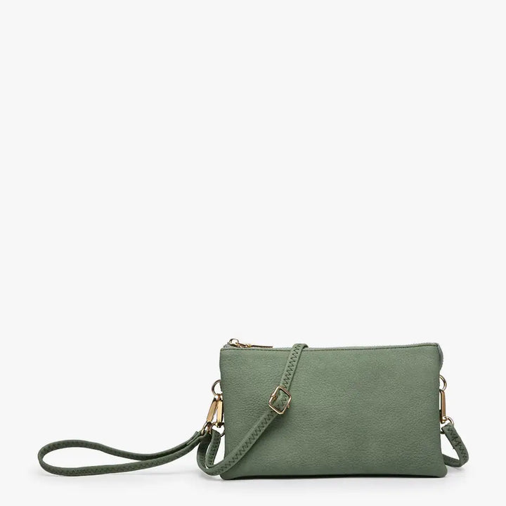 Riley 3 Compartment Crossbody/Wristlet
